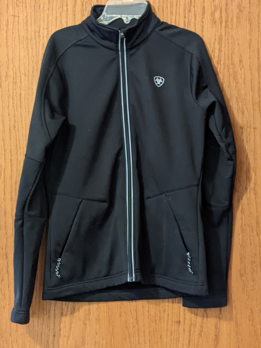 Ariat Black Full-Zip Jacket with Reflective Trim